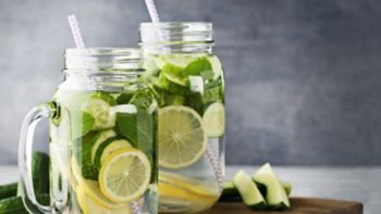 Cucumber Lemon hydrator drink