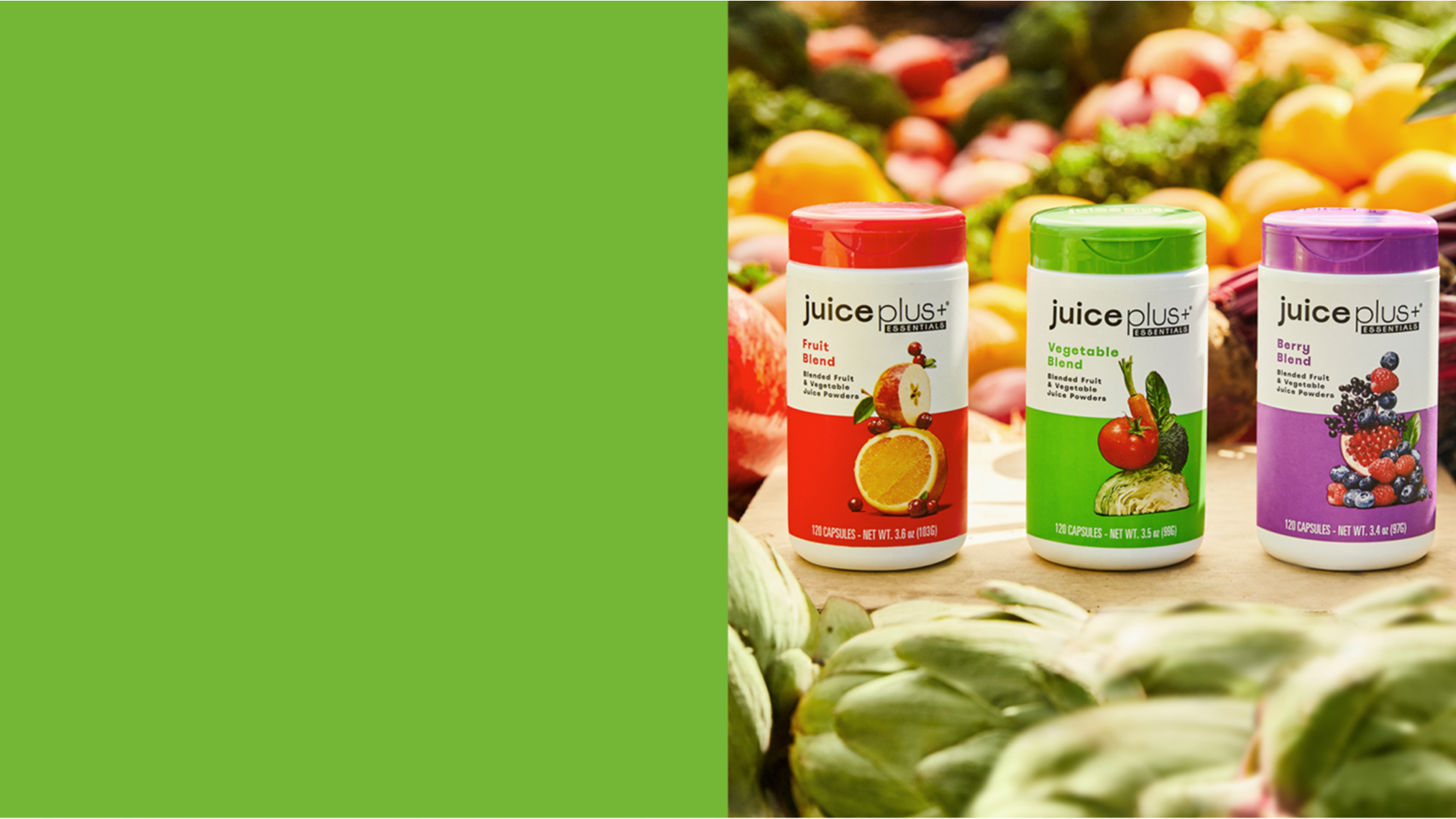 Juiceplus+ Homepage Essentials Fruit, Vegetable and Berry Blend capsules